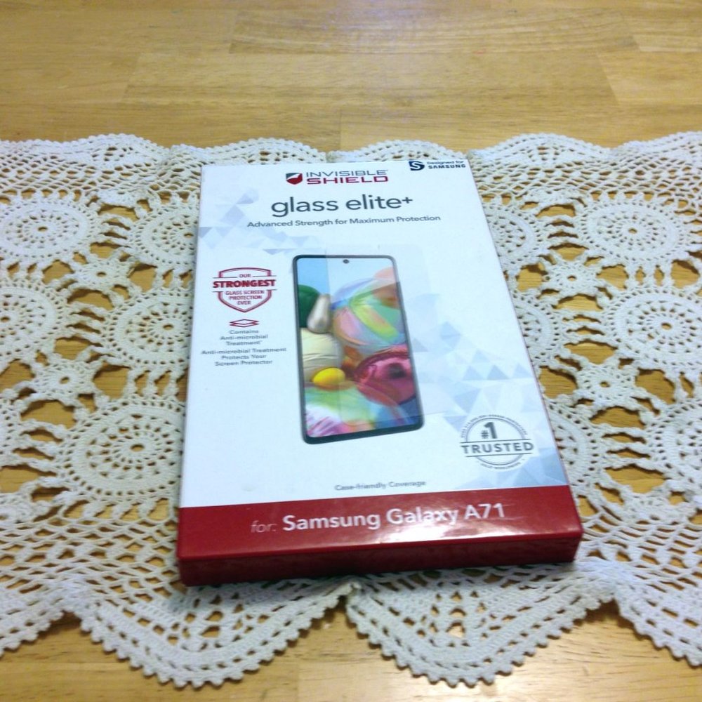Screen Protector, Samsung Galaxy A71, Invisible Shield glass elite+